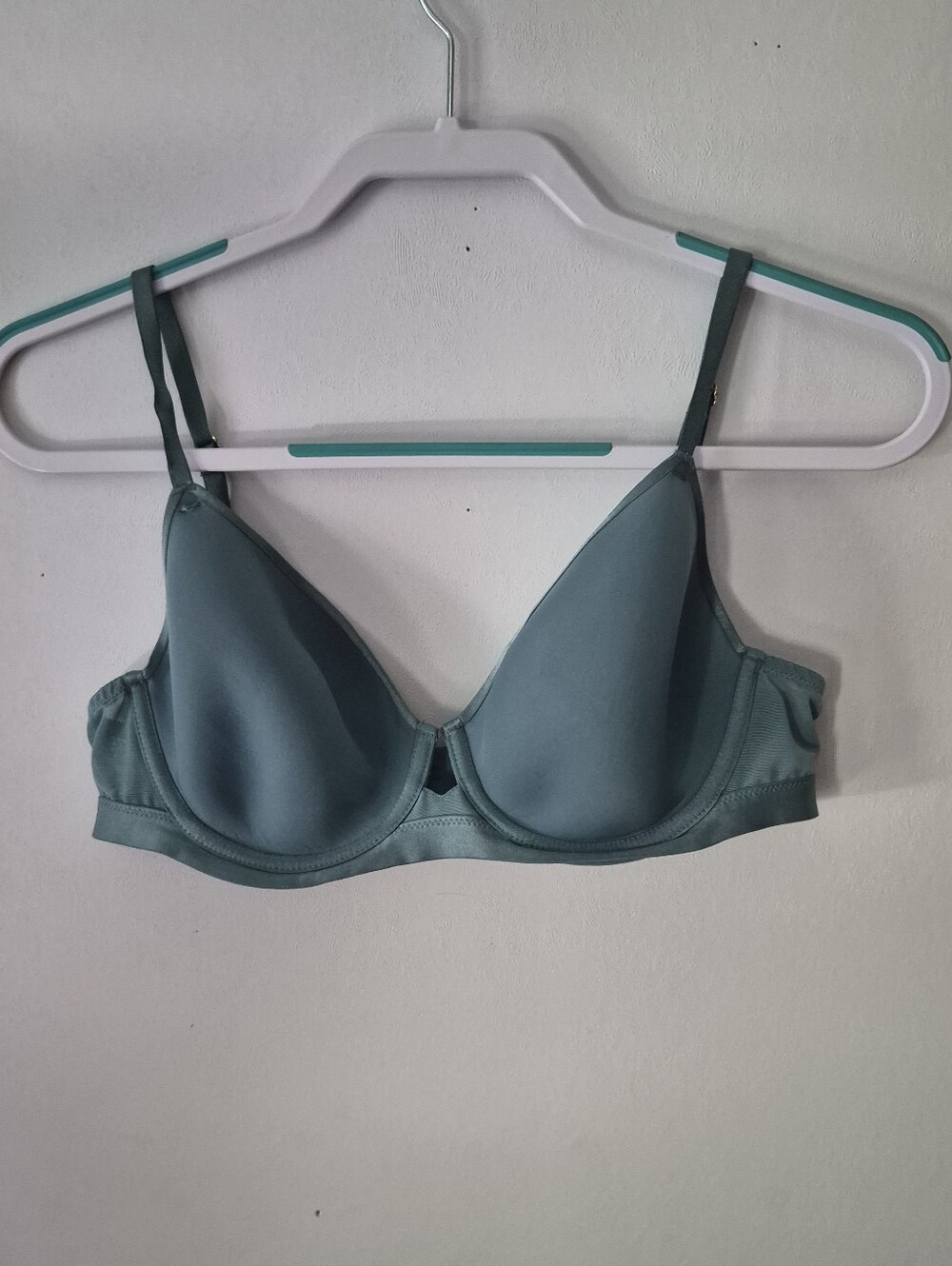 Soma Lightly Lined Perfect Coverage Bra Green 36C Mesh Multiway Straps